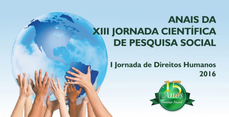 Anais da XIII Jornada Científica de Pesquisa Social