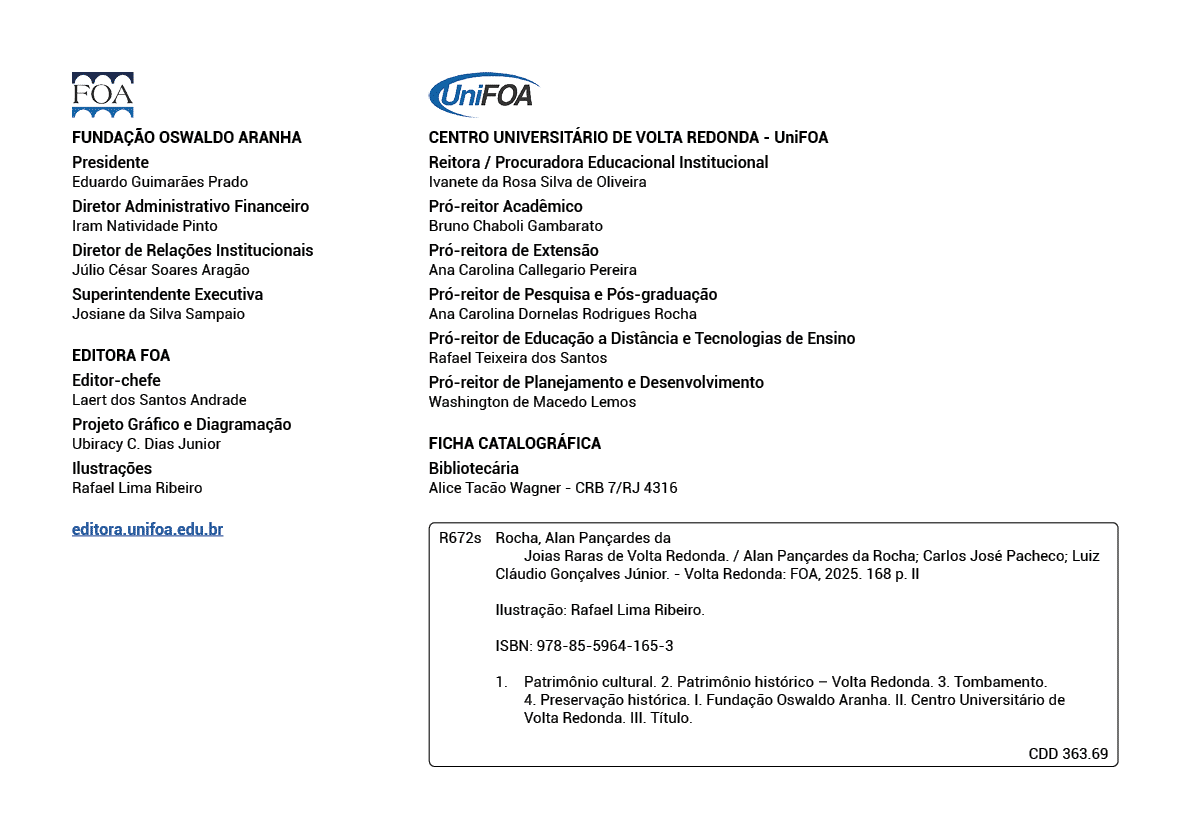 R672s Rocha, Alan Pan ardes da Joias Raras de Volta Redonda. / Alan Pan ardes da Rocha; Carlos Jos Pacheco; Luiz Cl ...